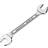 Stahlwille Metric 10 Chrome Double Ended Open Spanner Open-Ended Spanner