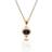 Gemondo Modern Pearl & Sapphire Hexagon Drop Pendant in Plated