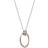 Hot Diamonds Unity Oval Pendant Rose DP738