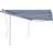 vidaXL Manual Retractable Awning with Posts 4x3