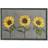 My Mat Sunflowers Doormat Yellow, Grey