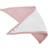 Babybugz Baby Plain Bandana Bib (Pack of 2) (One Size) (White/Powder Pink)