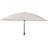 Koopman 325cm Aluminium Parasol Cream Tilt Mechanism Garden