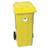 VFM Clinical Waste 2 Wheel Refuse Container 120