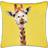 Catherine Lansfield Giraffe Cushion Cushion Cover Yellow