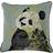 furn. Pandas 45X45 Poly Cushion Complete Decoration Pillows Black, Green