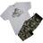 Jurassic Park Mens Camo Long Pyjama Set (Grey/Green)