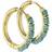 Aiyana Anahita Plated Magnesite Hoop Earrings