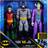 Spin Master Batman actionfigurer 3-pack Batman och Robin vs The Joker 30 cm