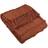 Furn. Jakarta Woven Tufted Blankets Red, Brown