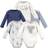 Touched By Nature 5-Pack Organic Cotton Long Sleeve Bodysuits