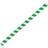 Fiesta Green Compostable Paper Smoothie Straws Green Stripes (Pack of 250)