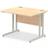 Dynamic Impulse 1800/600 Rectangle Panel End Leg Desk White Writing Desk