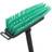 JVL Lightweight Outdoor Hard Bristle Sweeping Brush Broom Turquoise/Grey