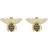 Latelita Honey Bee Stud Earrings - Gold/Multicolour