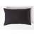 Homescapes Black Egyptian Satin Stripe Housewife 330 Thread Count Pillow Case Black