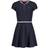 Tommy Hilfiger Toddler Girls Quarter Zip Dress - Navy Blue