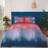 Rapport Furnishings Ombre Duvet Set Duvet Cover Red, Blue