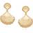 Daisy London Isla Double Shell Drop Earrings