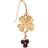 Pico Emmie Earring - Gold/Red