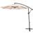 3 Meter Bluetooth Garden Banana Parasol Cream