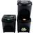 Prosperplast Set of 3 recycling bins, total capacity 60