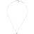 Gucci Running Pendant Necklace - Silver/Diamond