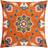 furn. Folk Flora Complete Decoration Pillows Green, Orange