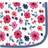 Touched By Nature Girls' Swaddle Blankets Garden White & Pink Organic Cotton Swaddling Blanket