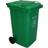 Charles Bentley 240 Litre Green Wheelie Bin