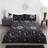 Rapport Celestial Duvet Cover Black, Silver