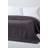 Homescapes Cotton Quilted Reversible Bedspread Bedspread Black, Grey