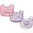 Luvable Friends Baby Bibs, 3-Pack, One Size Pink Daddy ONE SIZE