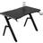 Homcom Ergonomic LED Gaming Desk - Black, 1200x660x760mm