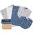 Trend Lab Baby Unisex Lab(R) Galaxy 7pc. Gift Basket Navy