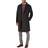 London Fog Signature Wool-Blend Overcoat - Dark Charcoal