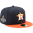 New Era Astros 2022 World Series Champions Road Side Patch 59FIFTY Fitted Hat - Navy/Orange