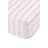 Bianca Check Stripe Fitted Bed Sheet White, Pink