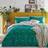 furn. Theia Mystical Eyes Duvet Cover Black, White, Green