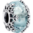 Pandora Winter Snowflake Murano Charm - Silver/Blue