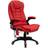 Westwood Heated Massage Office Chair Red