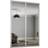 Spacepro 762mm White Shaker Frame Single panel Sliding Wardrobe Door Kit Wall Mirror