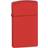 Zippo Slim Red Matte Pocket Lighter