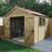 Forest Garden 10' Premium Tongue & Groove Pressure Treated Double Door Apex Shed 3.06m (Building Area )