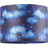 Happy Homewares Modern Navy Blue Lamp Shade with Bright Gold Stars and White Clouds Night Light