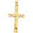 Macy's Reversible Crucifix Pendant - Gold