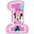 Amscan Minnie Mouse 1st Birthday SuperShape Foil Balloons