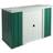 Arrow Greenvale 6X4 Pent Green & White Metal Shed With