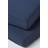 Homescapes Navy Linen Fitted Cot Sheet 2
