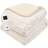 GlamHaus Electirc Heated Blankets White